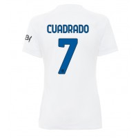 Camiseta Inter Milan Juan Cuadrado #7 Segunda Equipación Replica 2023-24 para mujer mangas cortas